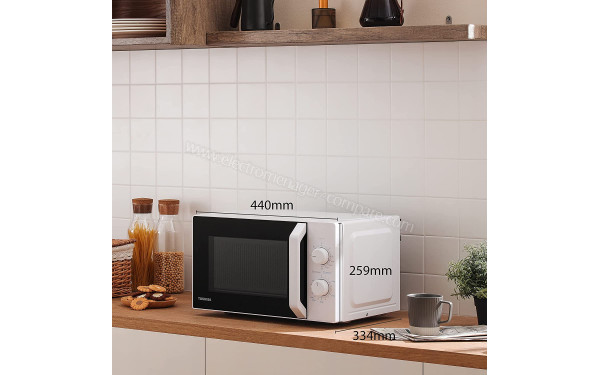 TOSHIBA MW2-MG20P(WH) - Dimensions