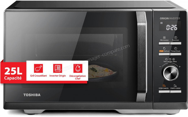 TOSHIBA MW3-AG25PFI(BK) - Vue de face