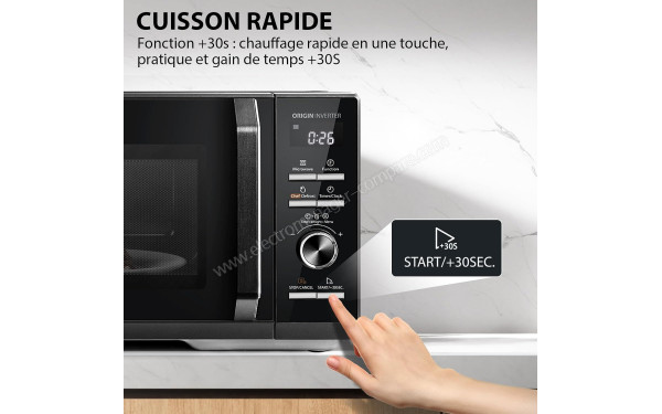 TOSHIBA MW3-AG25PFI(BK) - Cuisson rapide