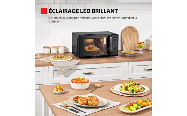 TOSHIBA MW3-EM23PE(BK) - Eclairage LED brillant