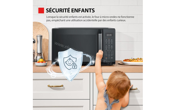 TOSHIBA MW3-EM23PE(BK) - S&eacute;curit&eacute; enfant