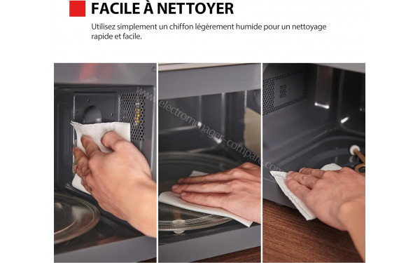TOSHIBA MW3-EM23PE(BK) - Facile &agrave; nettoyer