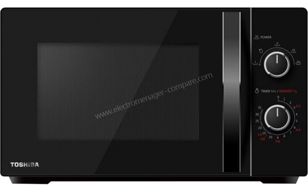 TOSHIBA MWP-MG20P (BK) - Vue 3/4 gauche