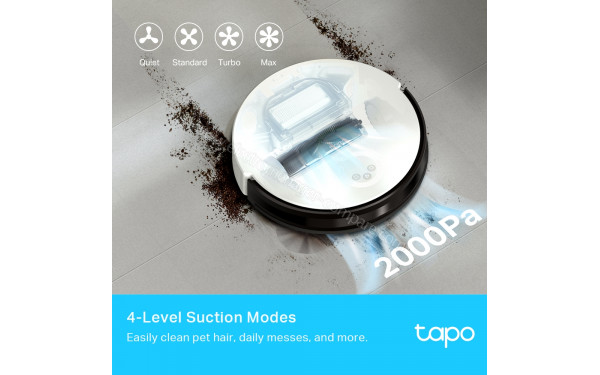 TP LINK Tapo RV10 Plus - Puissance d'aspiration