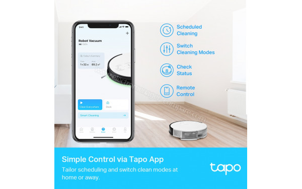 TP LINK Tapo RV10 Plus - Application pour smartphones ou tablettes