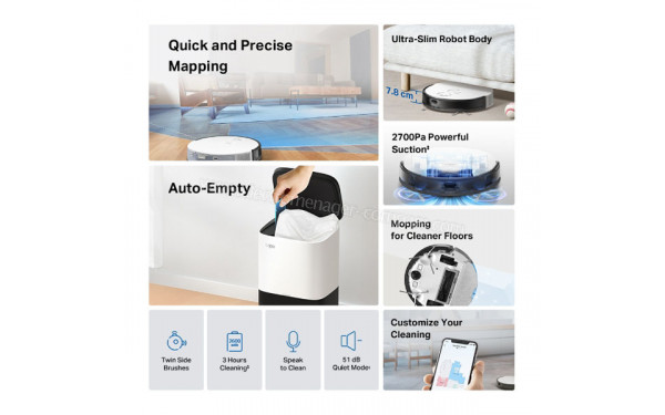 TP LINK Tapo RV20 Mop Plus - Mise en situation