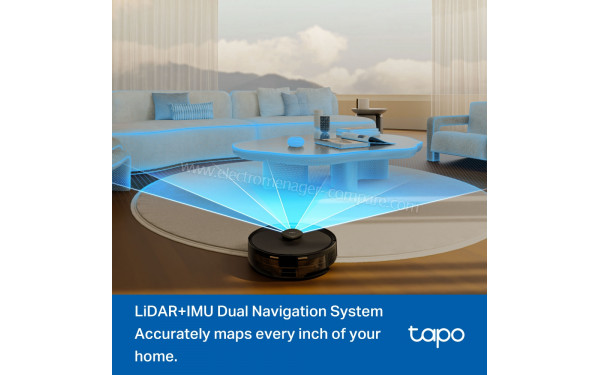 TP LINK Tapo RV30 Max Noir - Mise en situation