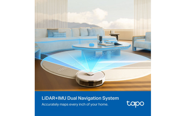 TP LINK Tapo RV30 Max Plus Blanc - Mise en situation