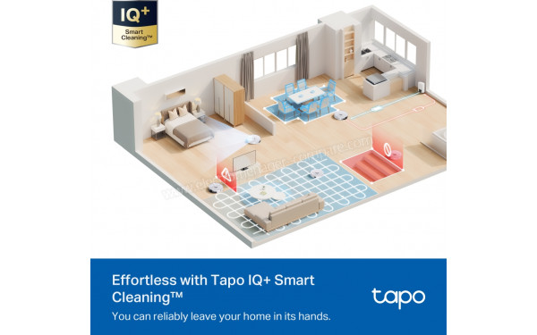 TP LINK Tapo RV30 Max Plus Blanc - Mise en situation