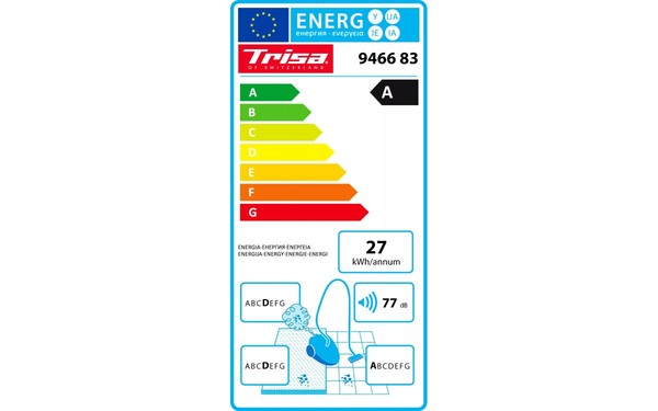 TRISA Classic Clean T6683 Cleanangel - &Eacute;tiquette &eacute;nergie