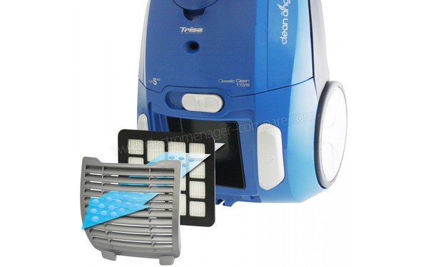 TRISA Classic Clean T7319 - Vue du syst&egrave;me de filtration