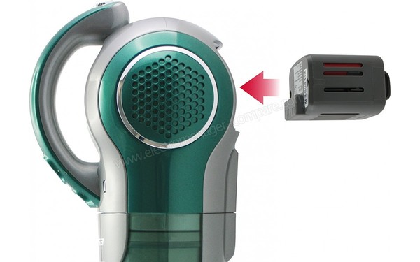 TRISA Quick Clean Professional T7843 - Insertion de la batterie