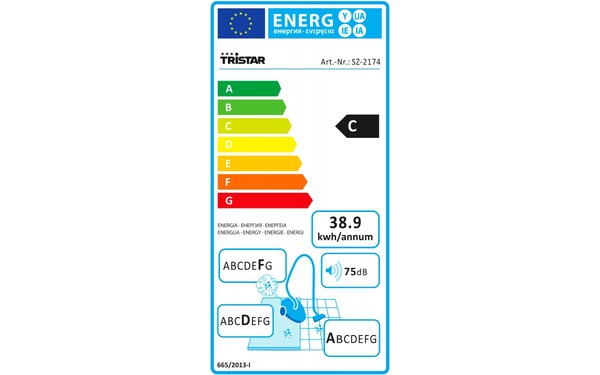 TRISTAR SZ-2174 - &Eacute;tiquette &eacute;nergie