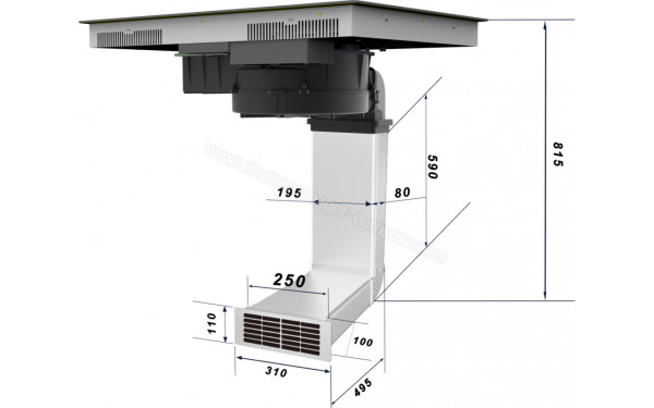 TRIOMPH TRCPIDA8000B - Dimensions