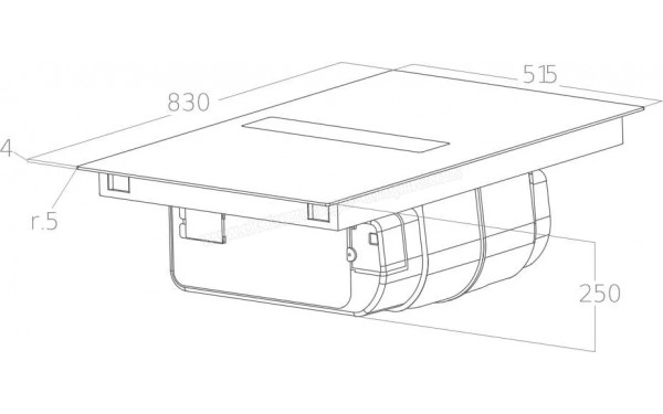 TURBOAIR IMPULSO BL/A/83 - Dimensions