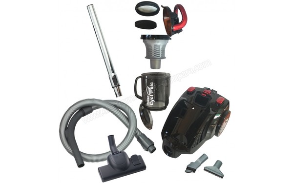 TURBOTRONIC TT-CV01 noir - Vue d'ensemble