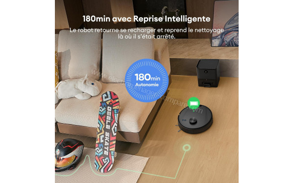 ULTENIC T10 Lite - Autonomie jusqu'&agrave; 180 minutes avec reprise intelligente