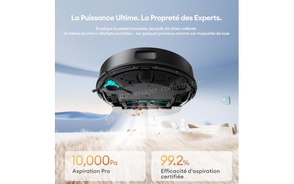 ULTENIC T20 Pro+ - Puissance d'aspiration