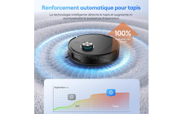 ULTENIC T20 Pro+ - Renforcement automatique pour tapis