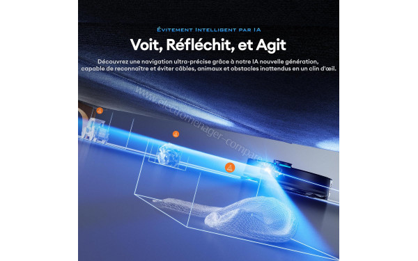 ULTENIC T20 Pro+ - Evitement intelligent par IA