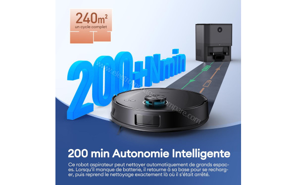 ULTENIC T20 Pro+ - Autonomie jusqu'&agrave; 200 minutes avec reprise intelligente
