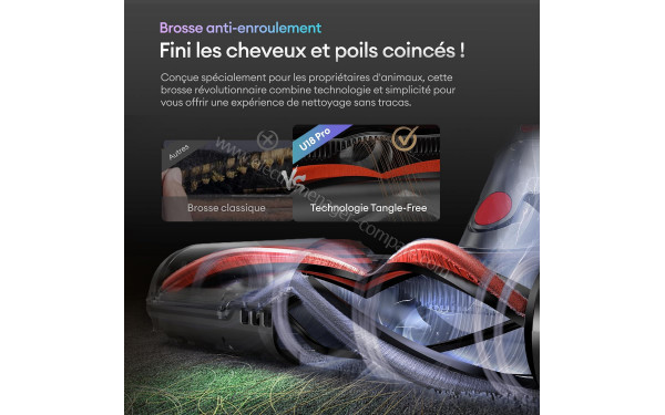 ULTENIC U18 Pro - Brosse anti-enroulement