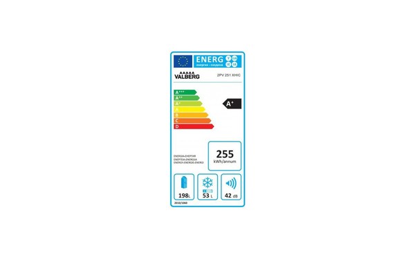 VALBERG 2PV 251 XHIC - &Eacute;tiquette &eacute;nergie