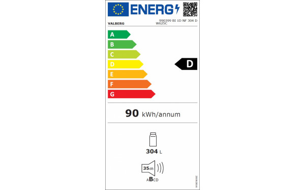 VALBERG BI 1D NF 304 D W625C - &Eacute;tiquette &eacute;nergie v2