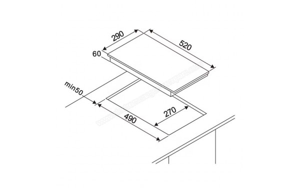 VALBERG IH 2 TB1FZ 373C - Dimensions
