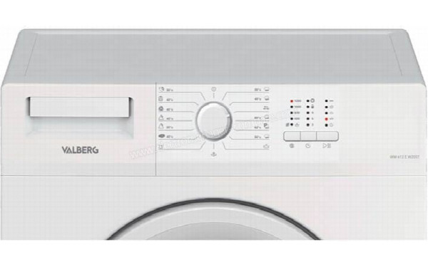VALBERG WM 612 E W205T - Panneau de commandes