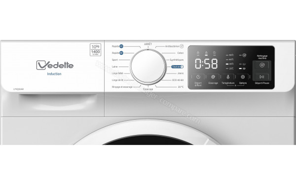 VEDETTE LFVQ304W - Panneau de commandes