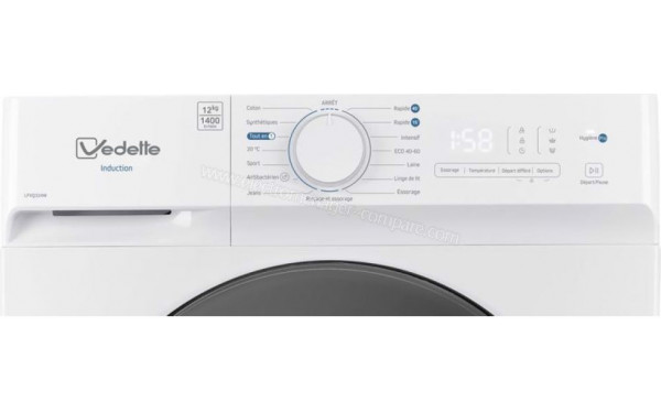 VEDETTE LFVQ324W - Panneau de commandes