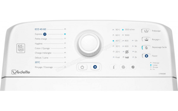 VEDETTE LTV652B2 - Panneau de commandes