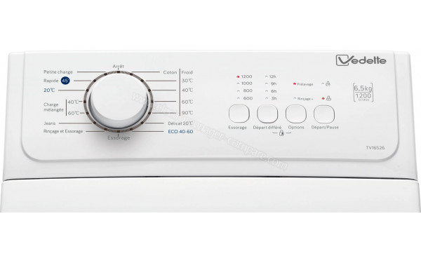 VEDETTE TV16526 - Panneau de commandes