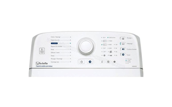 VEDETTE VED6012B - Panneau de commandes