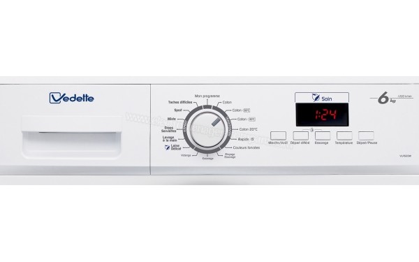 VEDETTE VLF620W - Panneau de commandes
