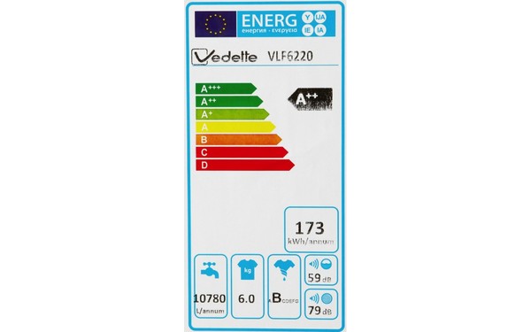 VEDETTE VLF6220 - &Eacute;tiquette &eacute;nergie