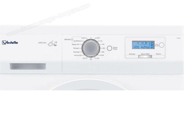 VEDETTE VLF64LS - Panneau de commandes