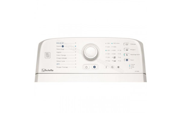 VEDETTE VLT1155W - Panneau de commandes