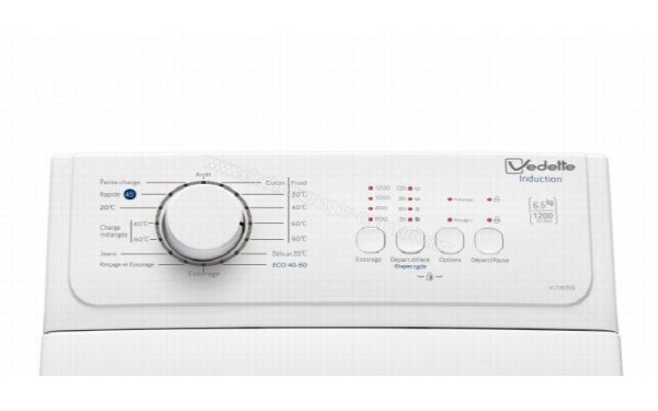 VEDETTE VLT3635Q - Panneau de commandes