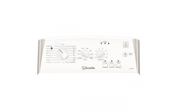 VEDETTE VLT6112AT - Panneau de commandes