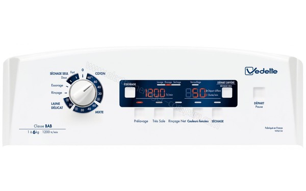 VEDETTE VLTS6124 - Panneau de commandes