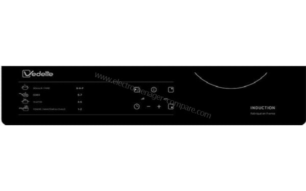 VEDETTE VPI 1631 B - Panneau de commandes