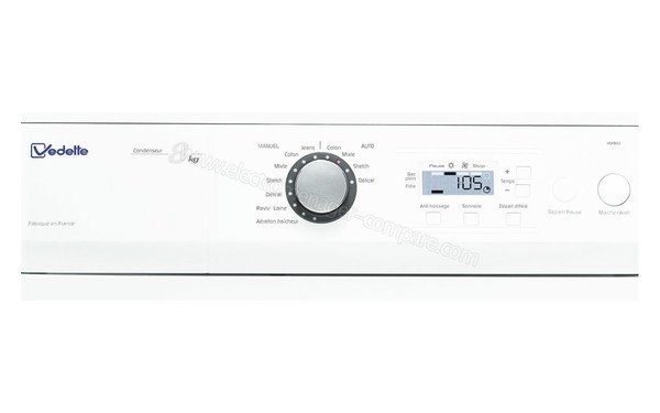 VEDETTE VSF853 - Panneau de commandes