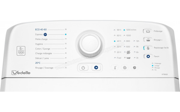 VEDETTE VT15022 - Panneau de commandes