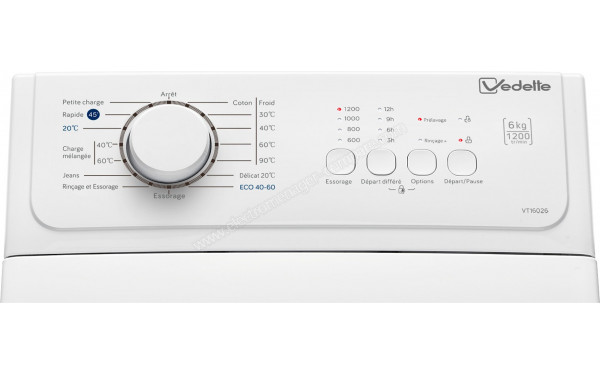 VEDETTE VT16026 - Panneau de commandes