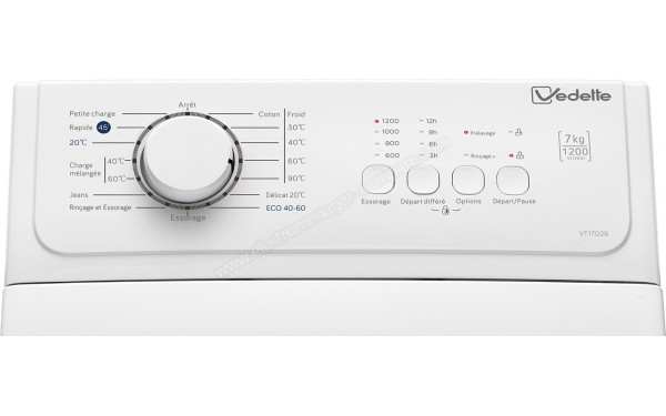 VEDETTE VT17026 - Panneau de commandes