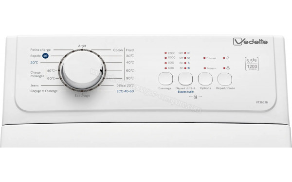 VEDETTE VT36526 - Panneau de commandes