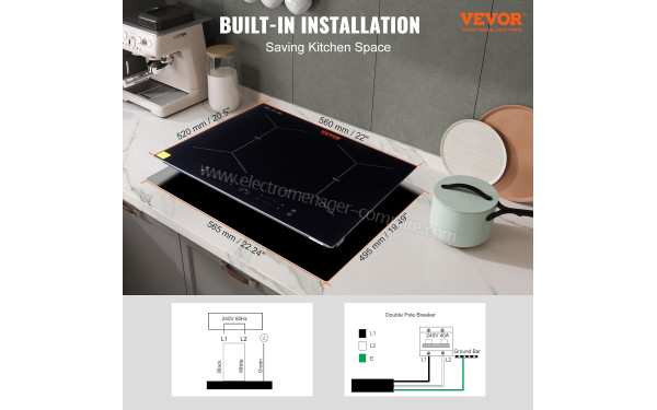 VEVOR SK-68IHB4S7 - Dimensions