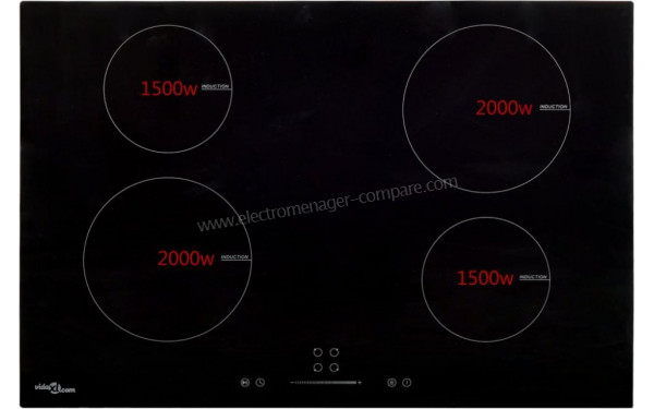 VIDAXL 51439 - Zoom sur les foyers &agrave; induction